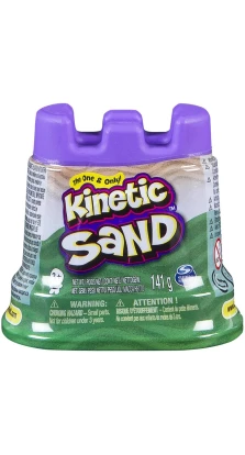 Песок для детского творчества - Kinetic Sand Мини Крепость (зеленый)