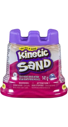Песок для детского творчества - Kinetic Sand Мини крепость (розовый)
