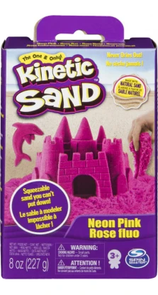 Песок для детского творчества - Kinetic Sand Neon (розовый)