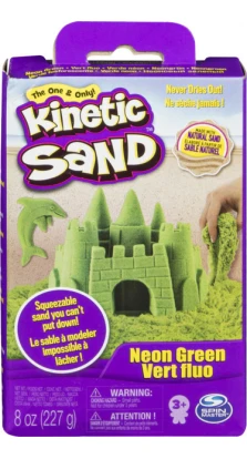 Песок для детского творчества - Kinetic Sand Neon (Зеленый)