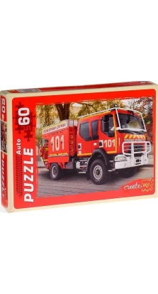 Puzzle-60. Пожарная машина