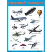 Развивающие плакаты. Воздушный транспорт. Р. Нафиков. Фото 1