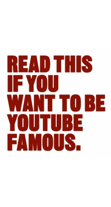 Read This if You Want to be Youtube Famous. Will Eagle