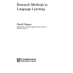 Research Methods in Language Learning. David Nunan. Фото 5