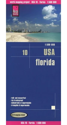 США, Флорида. карта (1:500.000)