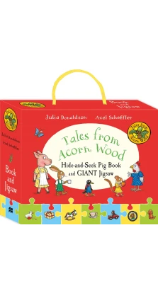 Hide-and-Seek Pig Book and Jigsaw Set. Джулия Дональдсон