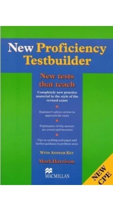 Testbuilder New Proficiency with key. Mark Harrison