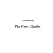 The Great Gatsby. Фрэнсис Скотт Фицджеральд (Francis Scott Fitzgerald). Фото 3
