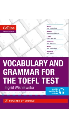 Vocabulary and Grammar for the TOEFL Test with CD. Ingrid Wisniewska