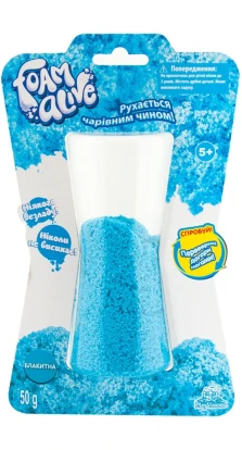 Воздушная пена для детского творчества Foam Alive Яркие цвета - Голубая