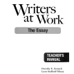 Writers at Work: The Essay. Teacher's Manual. Lynn Stafford-Yilmaz. Dorothy Zemach. Фото 4