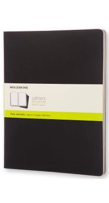 Записная книжка Moleskine «Cahier» , XXL, нелинованная, черная
