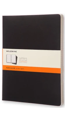 Записная книжка Moleskine «Cahier» , XXL, в линейку, черная