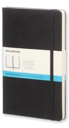 Записная книжка Moleskine «Classic» , Large, в точку, черный