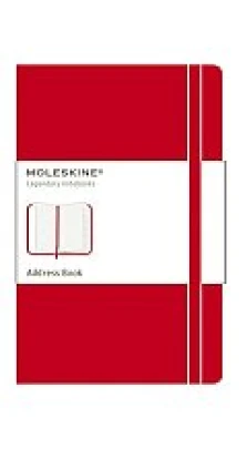 Записная книжка Moleskine «Classic» , Pocket, с английским алфавитом, красная