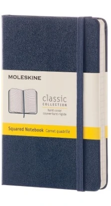 Записная книжка Moleskine «Classic» , Pocket, в клетку, сапфир