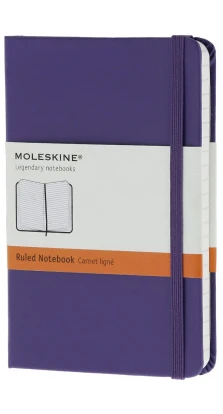 Записная книжка Moleskine «Classic» , Pocket, в линейку, фиолетовая