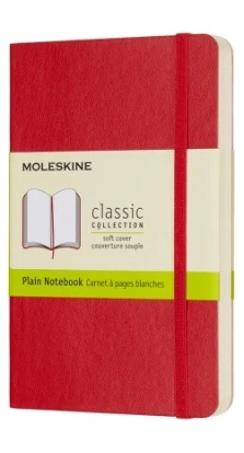 Записная книжка Moleskine «Classic soft» , Pocket, нелинованная, красная