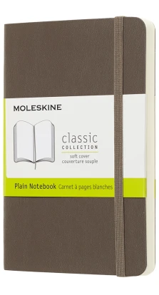 Записная книжка Moleskine «Classic soft» , Pocket, нелинованная, коричневая