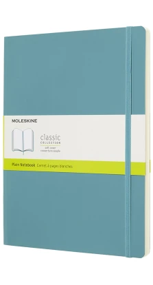 Записная книжка Moleskine «Classic soft» , xLarge, нелинованная, океанский синий