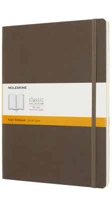 Записная книжка Moleskine «Classic soft» , xLarge, в линейку, коричневая