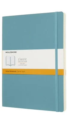 Записная книжка Moleskine «Classic soft» , xLarge, в линейку, океанский синий