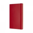 Записная книжка Moleskine Classic средняя, нелинованная, красная, мягкая. Фото 2