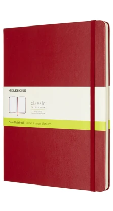 Записная книжка Moleskine «Classic» , xLarge, нелинованная, красная