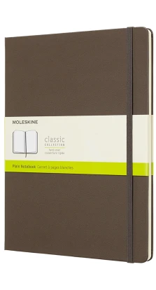 Записная книжка Moleskine «Classic» , xLarge, нелинованная, коричневая