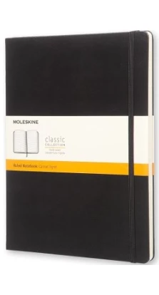 Записная книжка Moleskine «Classic» , xLarge, в линейку, черная