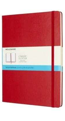Записная книжка Moleskine «Classic» , xLarge, в точку, красная
