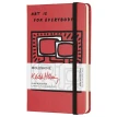 Записная книжка Moleskine «Keith Haring» , Pocket, нелинованная, красная. Фото 1