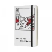 Записная книжка Moleskine «Keith Haring» , Pocket, в линейку, белая. Фото 6