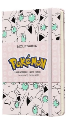 Записная книжка Moleskine Pokemon Pocket, в линейку, Джиглипаф